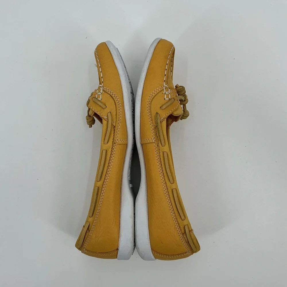 Sebago Women's Yellow Moccasin Loafers Size 8